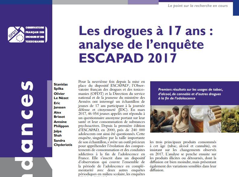 Diminution de la consommation de tabac des jeunes